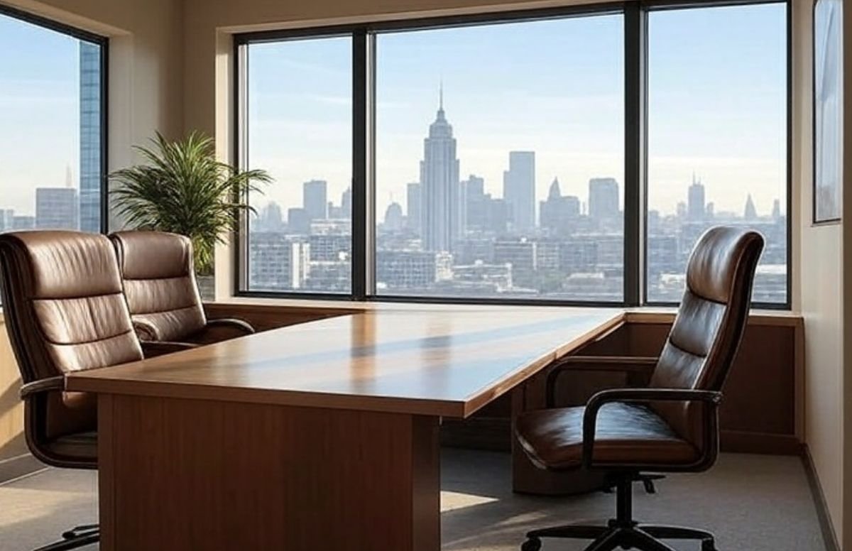 aménagement bureau angle professionnel