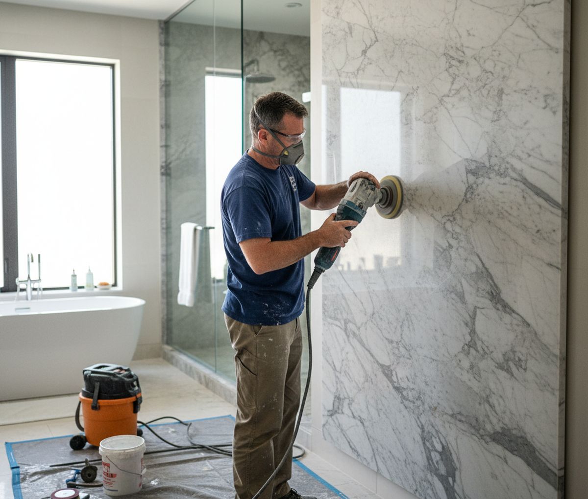 Rénover le marbre de la salle de bain astuces pour un éclat durable