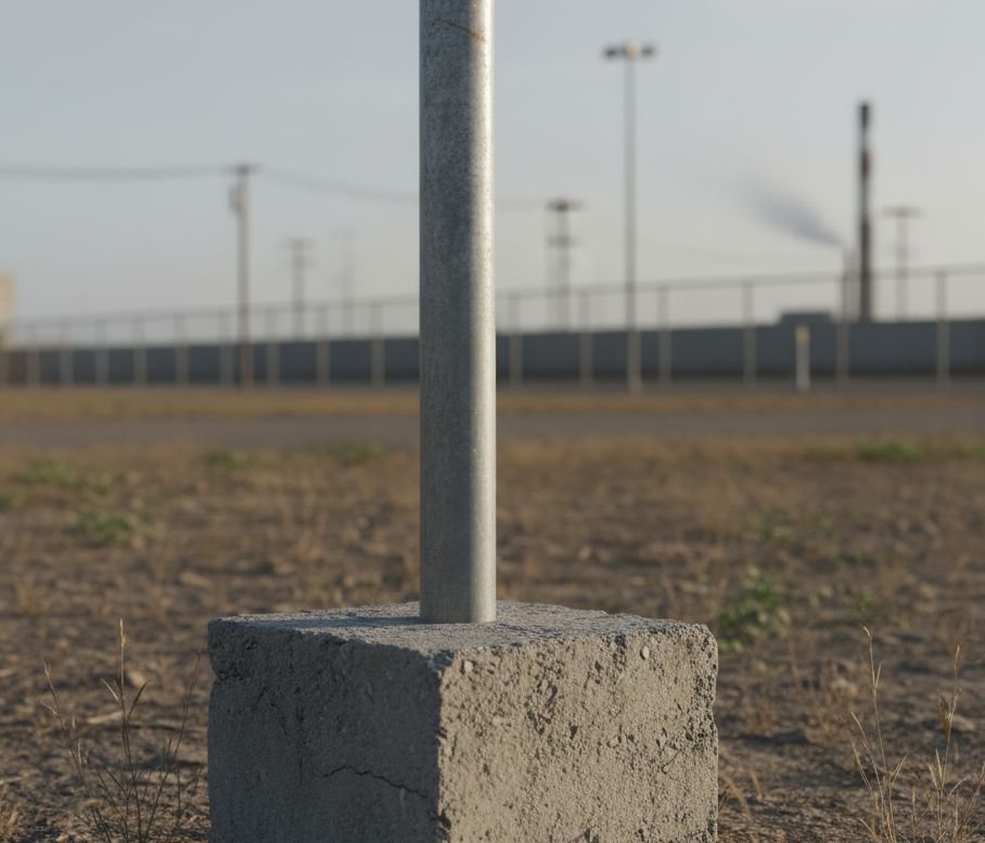 Temps de séchage du béton pour scellement de poteau